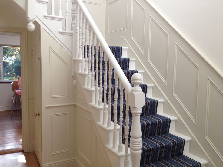 7 Best Stair Panelling Images On Pinterest Bannister Edwardian Wall Panelling For Stairs