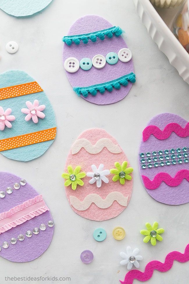 Easter Felt Eggs Easter Felt Eggs