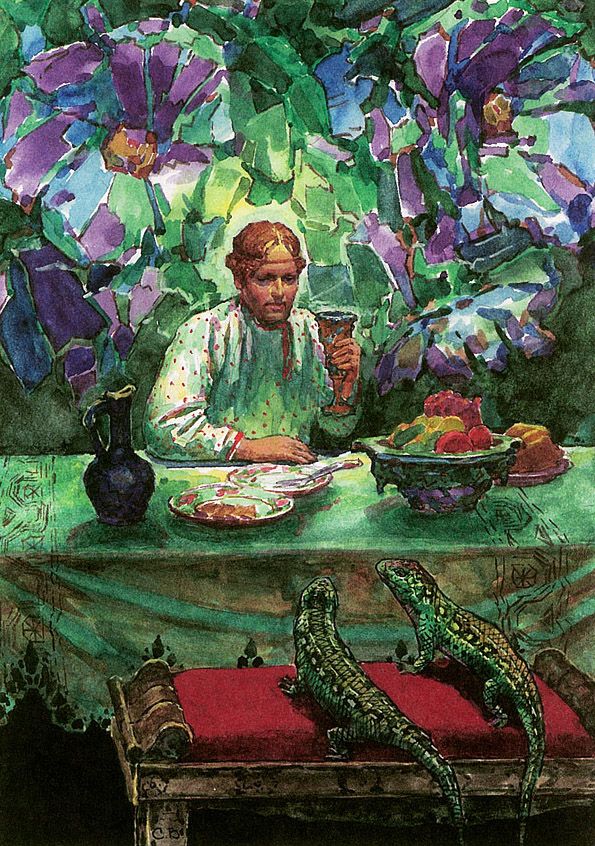 Рисованные, открытки малахитовая шкатулка