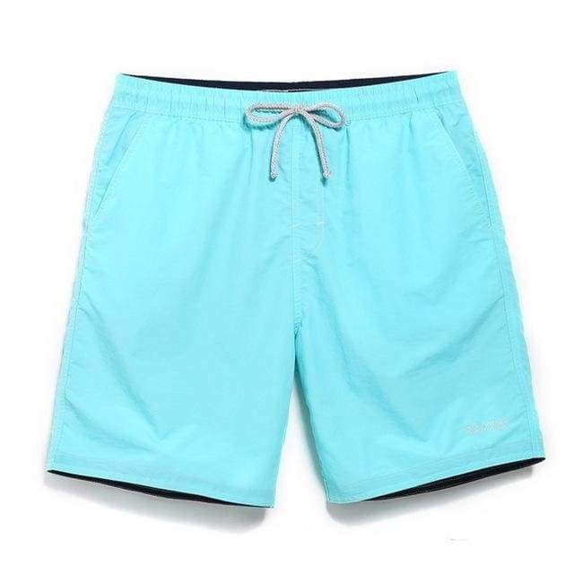 Elogoog Mens Short Swim Trunks Quick Dry Boy Board Shorts Swim Suit Watershort Solid
