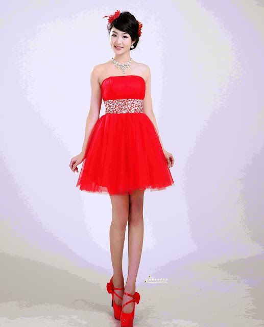 Pin by angyssofia on vestidos | Red and white dress, Dresses ...