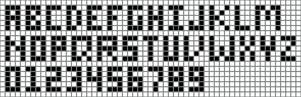 beanie lego font block lettering lego alphabet knitting chart