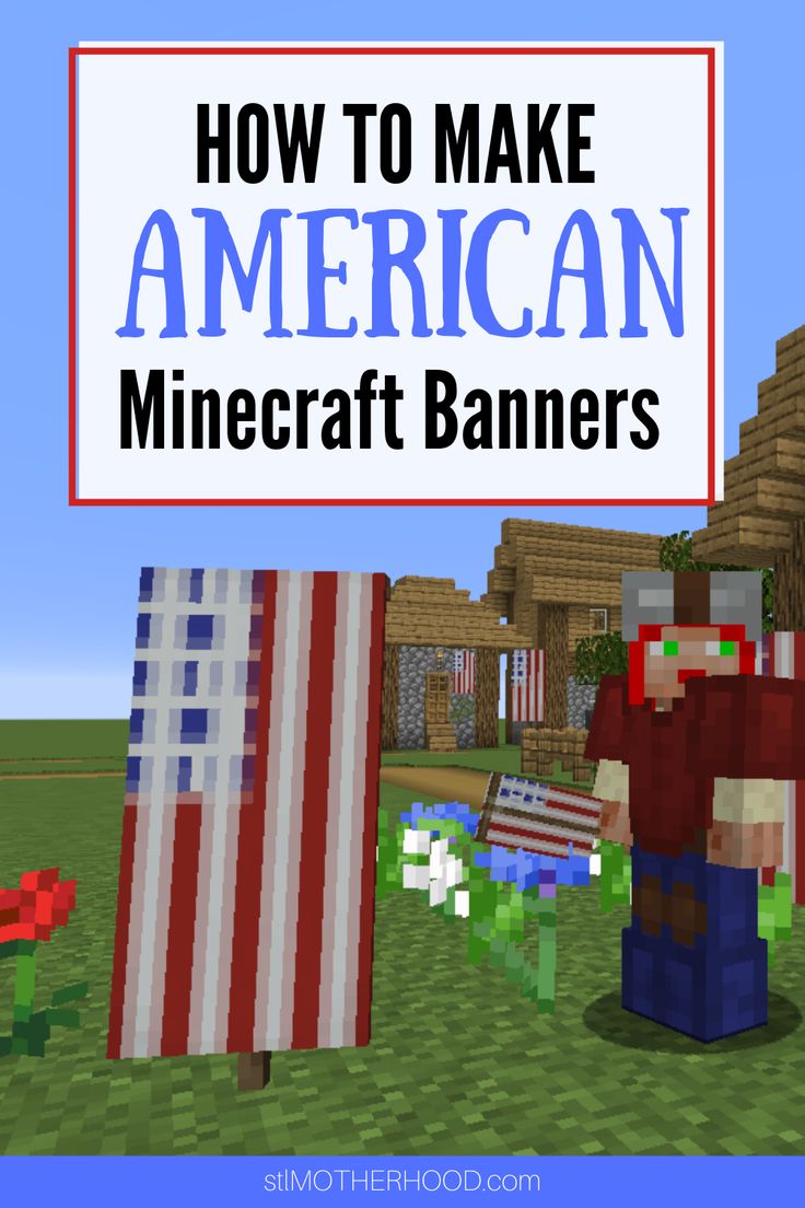 How To Make An American Flag In Minecraft How to Make An American Flag Minecraft Banner | American flag banner