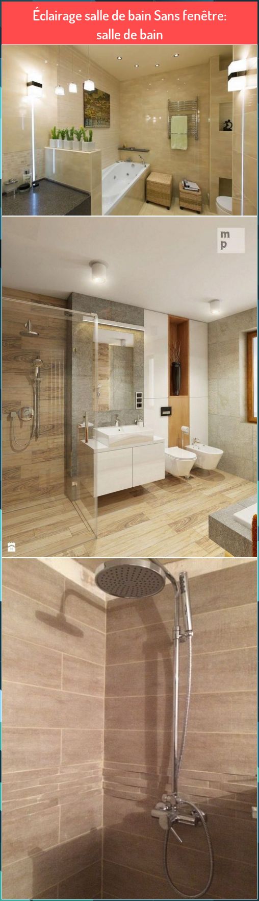 Éclairage salle de bain Sans fenêtre salle de bain Éclairage salle de bain Sans fenêtre salle de bain