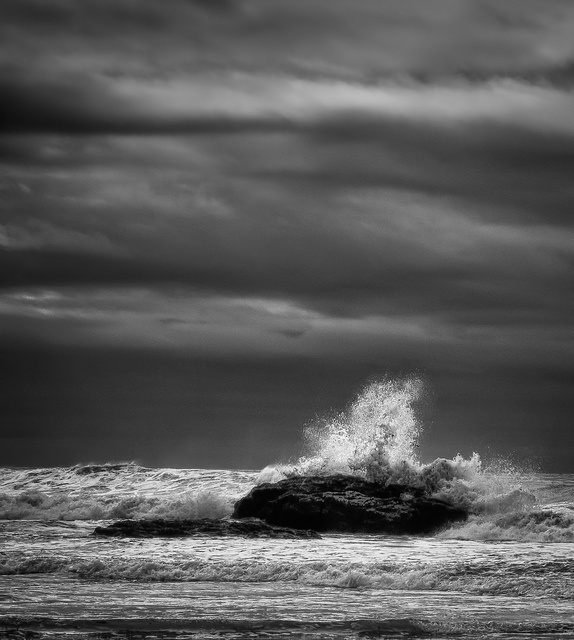 Schwarz weiß fotografie strand