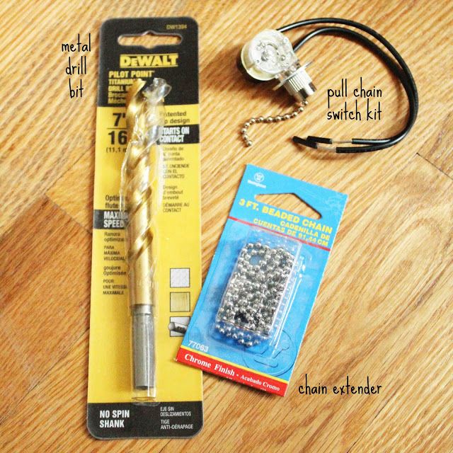 crab fish convert any light to a pull chain fixture light