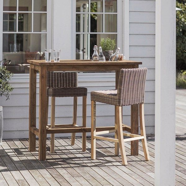 Garden Trading St Mawes Bar Table And Stools Set Bar Table And