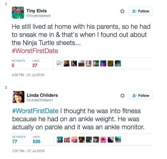 Twitter Users Share Their Worstfirstdate Experiences Photos Twitter Users Share Their Worstfirstdate Experiences Photos