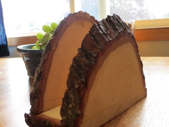 Rustic Oak Wood Napkin Holder Wooden Stand And Toothpick Organic Country Decor Log Cabin Rustic Oak Wood Napkin Holder Wooden Stand And Toothpick Organic Country Decor Log Cabin