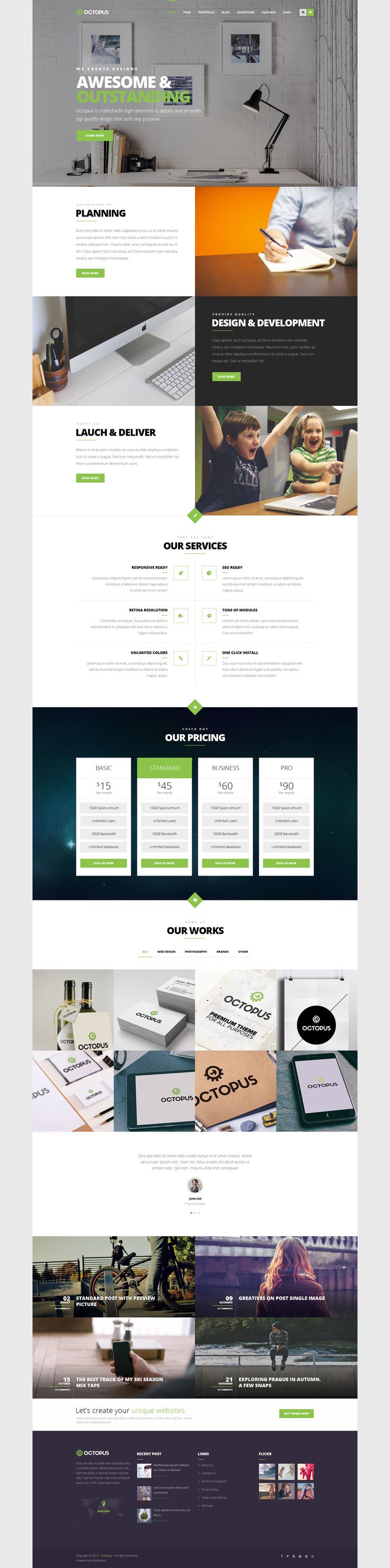 Buy Octopus Multipurpose Business WordPress Theme by Opal WP on ThemeForest Hello everyone Opal Team is very proud to release a new Multipurpose