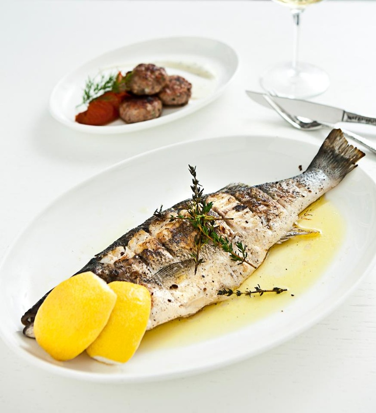 16 best you ve got to eat herei images on pinterest eat lunch lavraki whole mediterranean sea bass served with fresh herbs lemon and olive oil