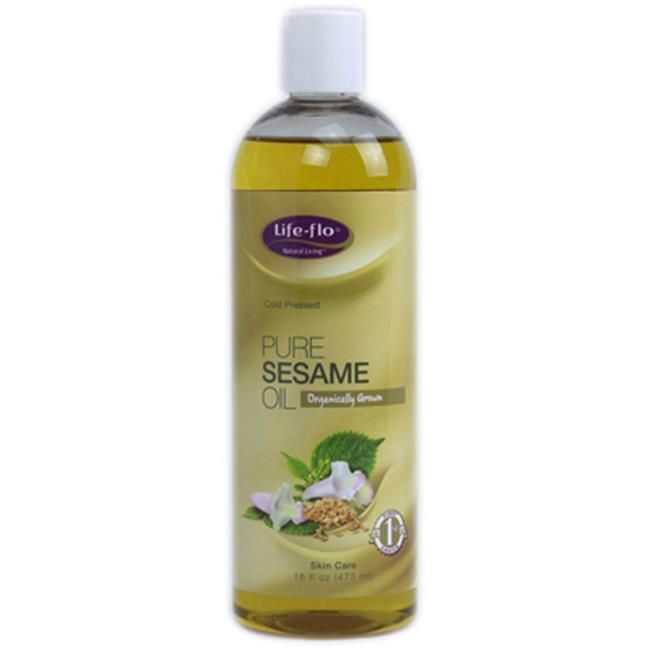 Life Flo Pure Sesame Oil Organic 16 Fl Oz Organic Oil Pure Products Essential Oils For Massage