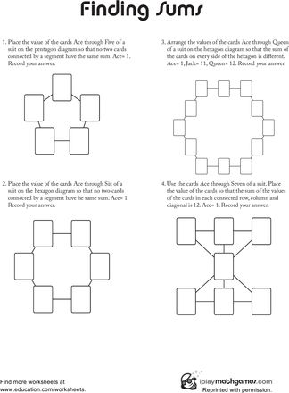 4th grade math worksheets puzzle