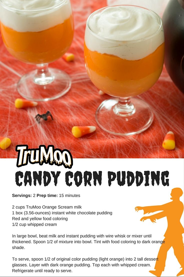 halloween candy corn pudding recipe made with trumoo orange scream milk - Easy Halloween Candy Recipes halloween candy corn pudding recipe made with trumoo orange scream milk - Easy Halloween Candy Recipes