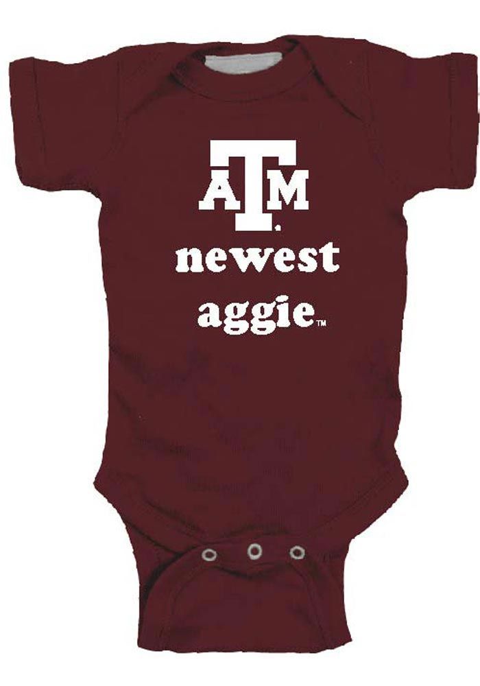 6M Texas A/&M Aggies is It Just Me Maroon Onesie