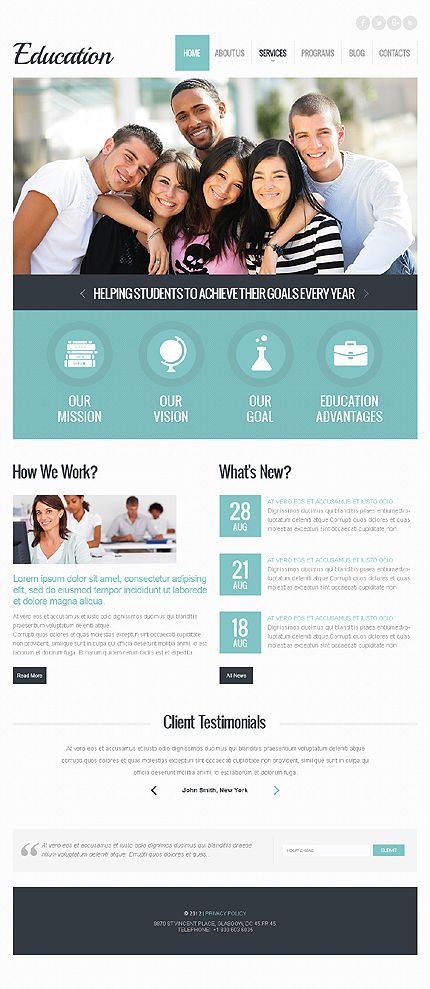 college templates