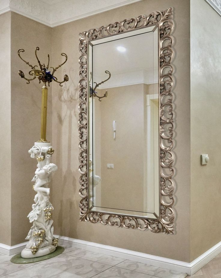 Inlaid Mirror Wall Decor Resin Silver | eBay | Silver wall decor