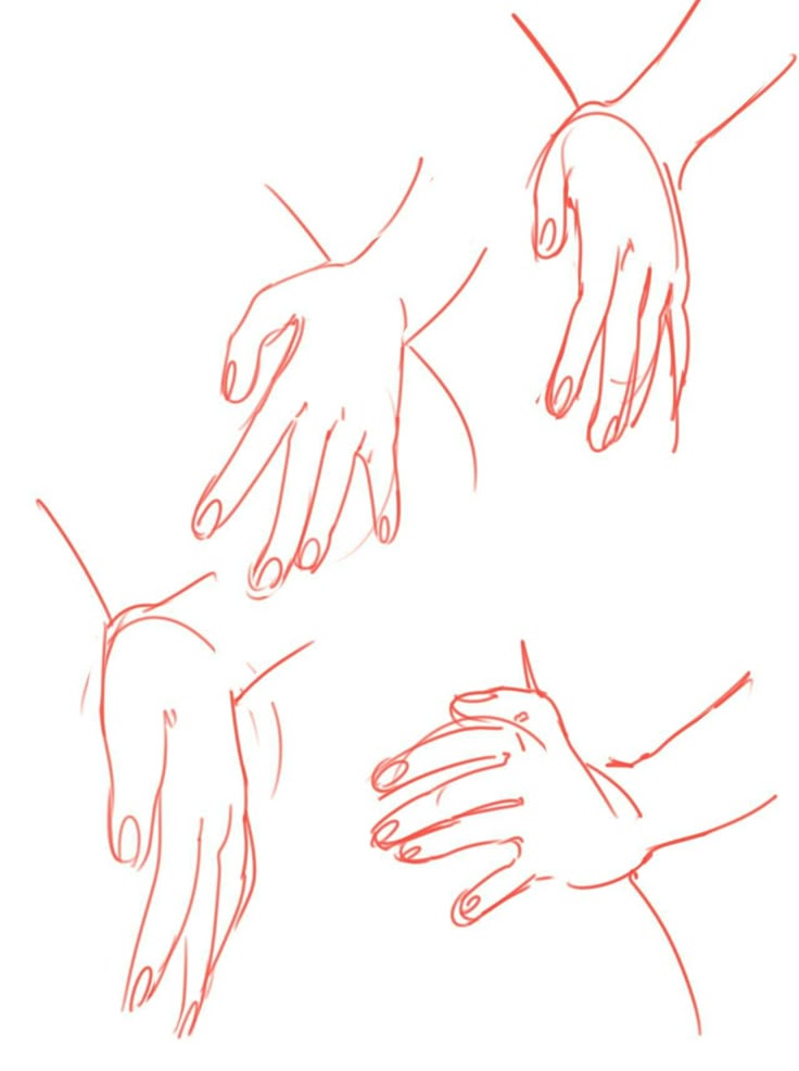 Anime hand on waist