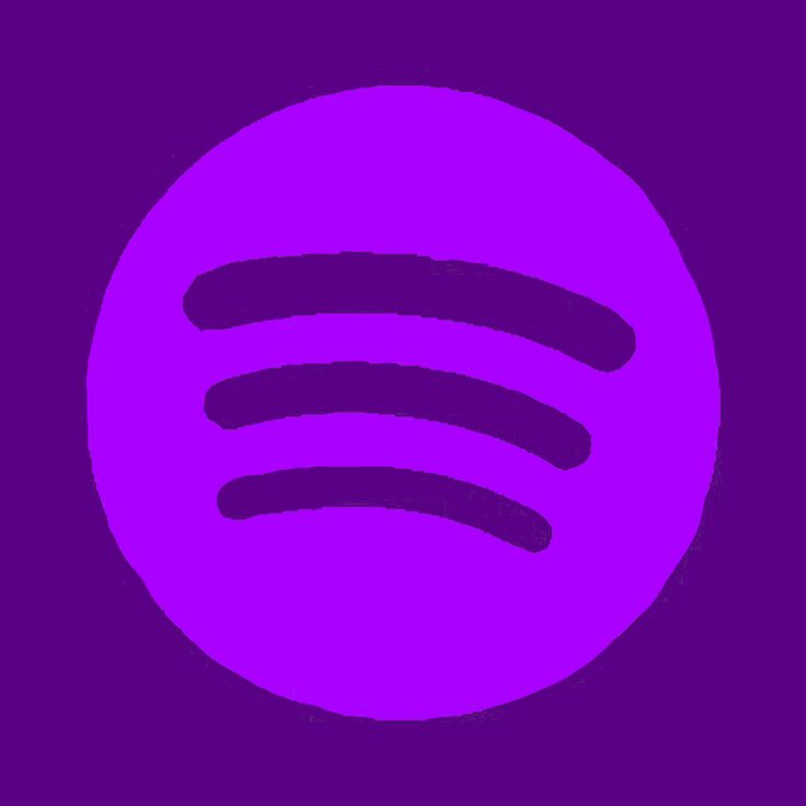 purple spotify logo purple spotify logo
