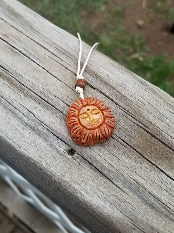 Amethyst Necklace Protection Talisman Boho Jewelry Christmas Gift Gifts for Her Carved Avocado Stone with Amethyst Stone Gift Idea