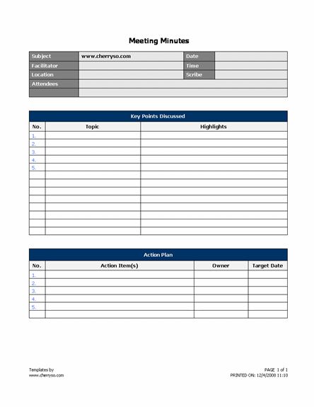 free ms word meeting minutes template work pinterest templates