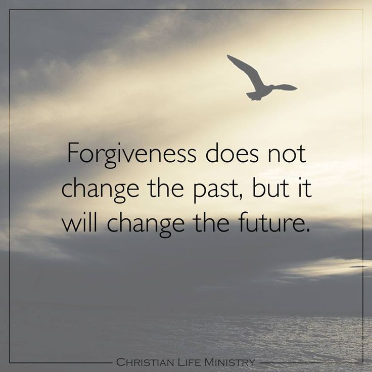 FORGIVENESS DOES NOT CHANGE THE PAST BUT IT WILL CHANGE THE FUTURE FORGIVENESS DOES NOT CHANGE THE PAST BUT IT WILL CHANGE THE FUTURE