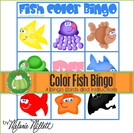 Fish Color Bingo Printable Game | Early Learning Fun ... Fish Color Bingo Printable Game | Early Learning Fun ...