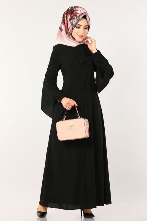 Modaselvim Ferace Fiyonk Detay Fermuarli Ferace 702st241 Siyah Giyim Siyah Fiyonklar Modaselvim Ferace Fiyonk Detay Fermuarli Ferace 702st241 Siyah Giyim Siyah Fiyonklar