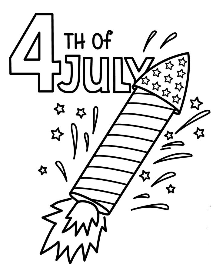 july 4 rocket coloring pages usa independence day coloring pages for kids printable free