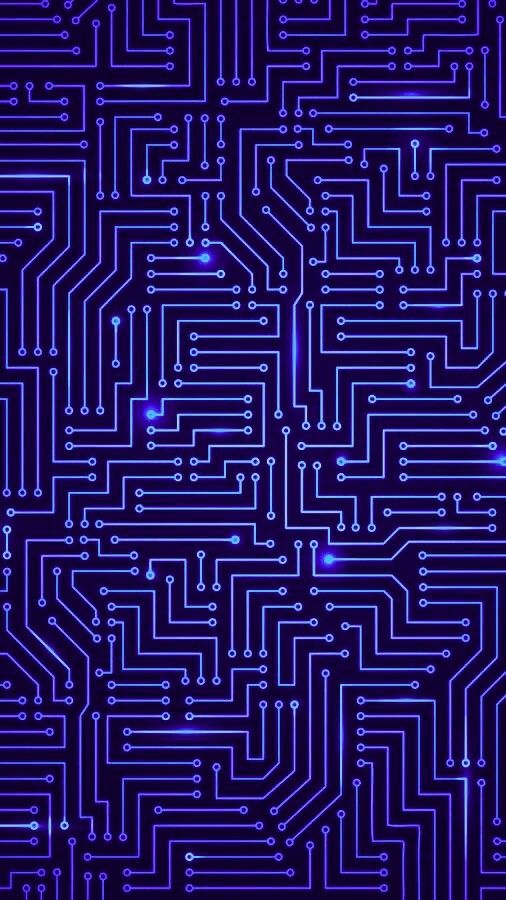 circuit board pattern wallpaper
