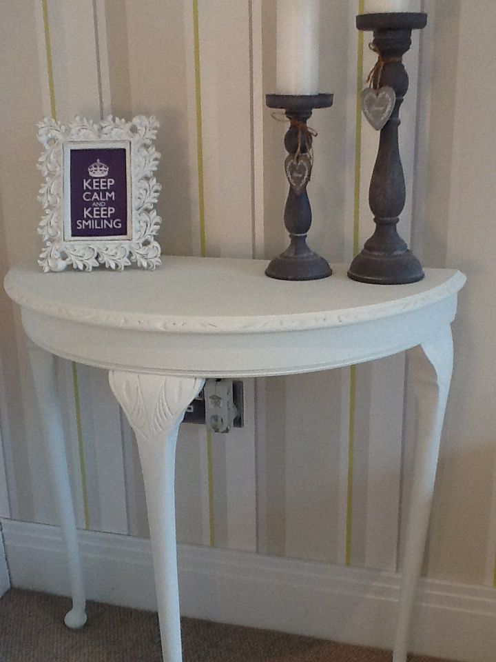 Half Moon Table Annie Sloane Old White House Home And Lovely Half Moon Table Annie Sloane Old White House Home And Lovely Things X In 2018 Pinterest