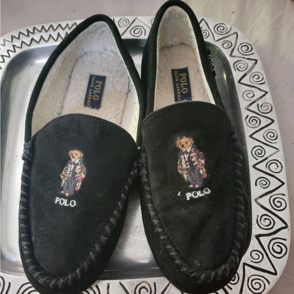 Mens polo house slippers sales