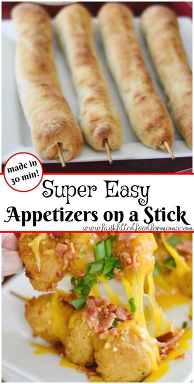 Super Easy Etizers On A Stick Perfect For Day Comfort Food Super Easy Etizers On A Stick 30 Min Or Less Can Be Made Ahead Of Time Too Great For That Homegating Party Day Partyfood