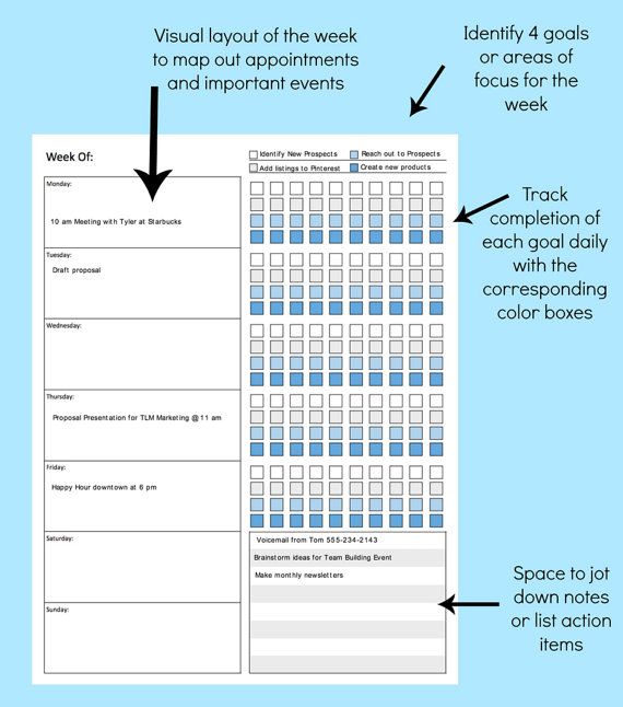 65 best sales planner images on pinterest happy planner meeting daily sales planner template