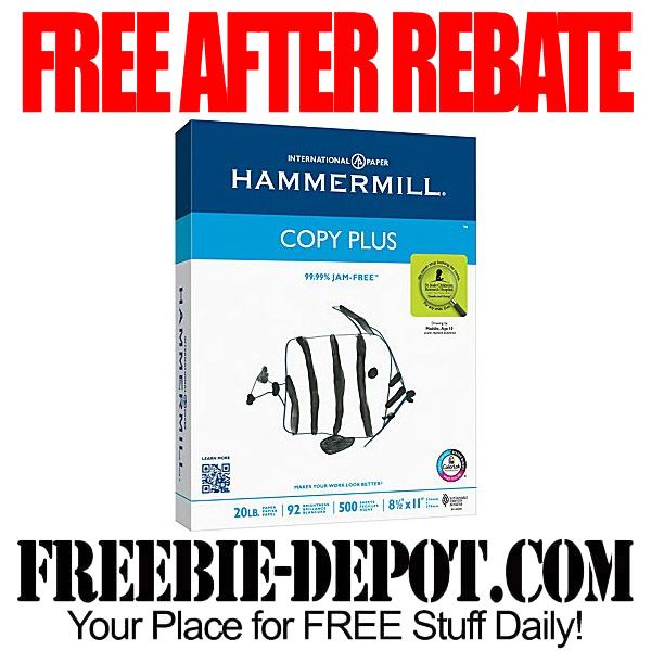 FREE AFTER REBATE Hammermill Copy Paper Exp 1/11/14 Free after FREE AFTER REBATE Hammermill Copy Paper Exp 1/11/14 Free after