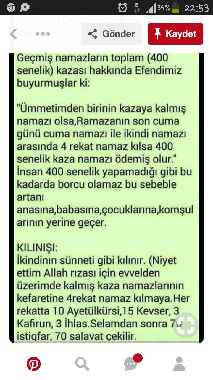 Leyla Bayram Adli Kullanicinin Bayram Mesajlari Panosundaki Pin Mesajlar