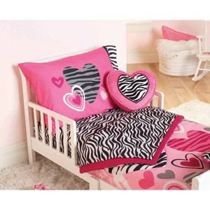 Garanimals Zebra Hearts Piece Toddler Bedding Set Garanimals Zebra Hearts Piece Toddler Bedding Set