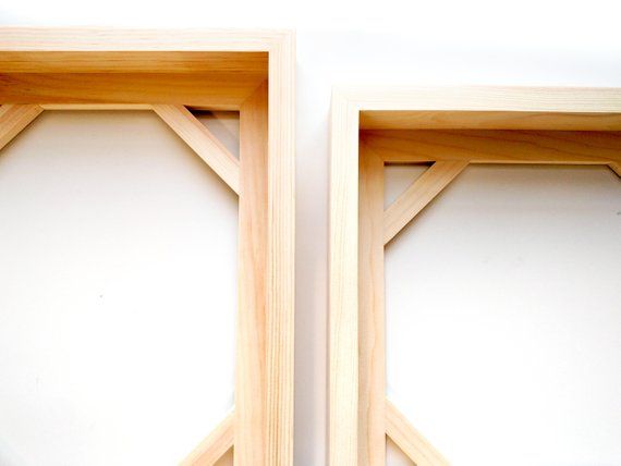 Natural Oak Tray Frame For Canvas Etsy In 2020 Oak White Box Frame Deep Box Frames