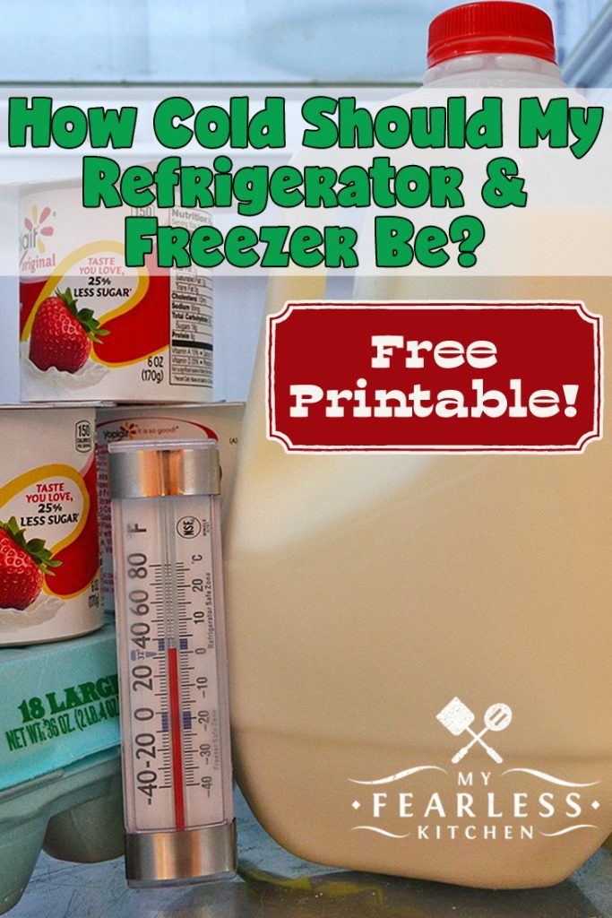 How Cold Should My Refrigerator Freezer Be From Fearless How Cold Should My Refrigerator Freezer Be From Fearless Kitchen There Is A Narrow Temperature Range Where Your Food Will