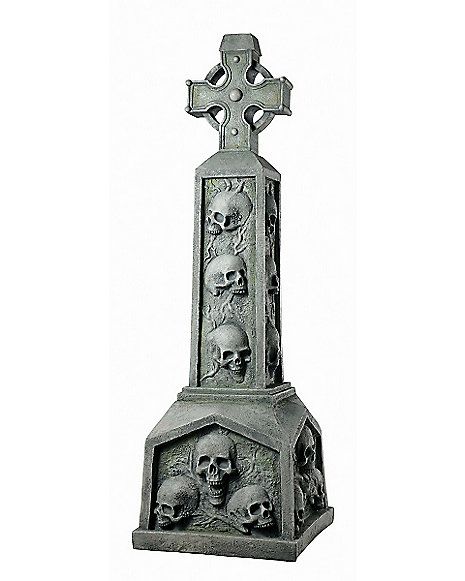 cross pillar tombstone scare up some halloween fun when you decorate with this frightfully authentic spirit halloween exclusive cross pillar tombstone - Tombstone Halloween Decorations cross pillar tombstone scare up some halloween fun when you decorate with this frightfully authentic spirit halloween exclusive cross pillar tombstone - Tombstone Halloween Decorations