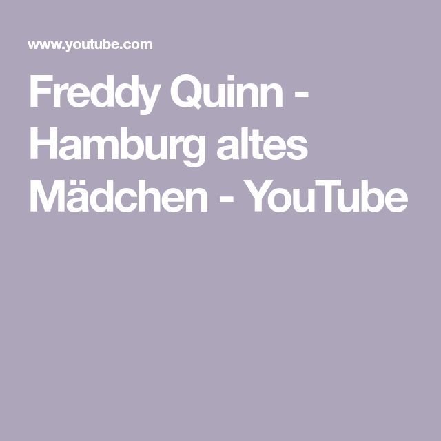 Freddy Quinn Alter Freddy Quinn Alter