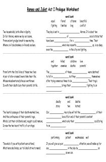 Literary analysis questions for romeo and juliet