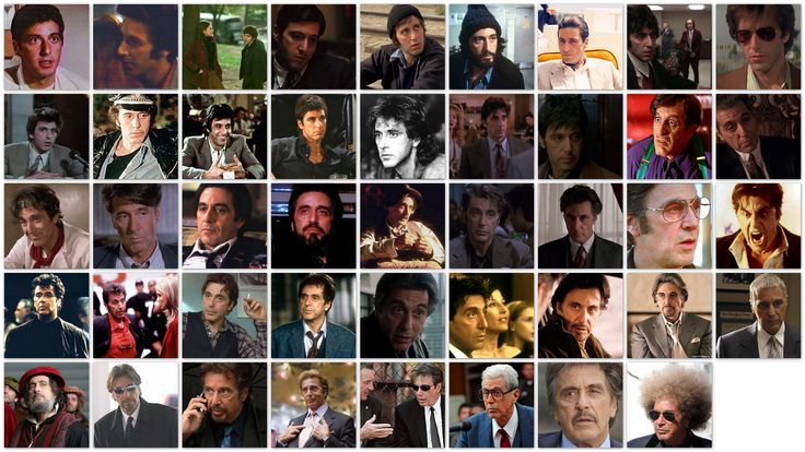 The Many Faces of Al Pacino | Al pacino, Photo wall, Photo