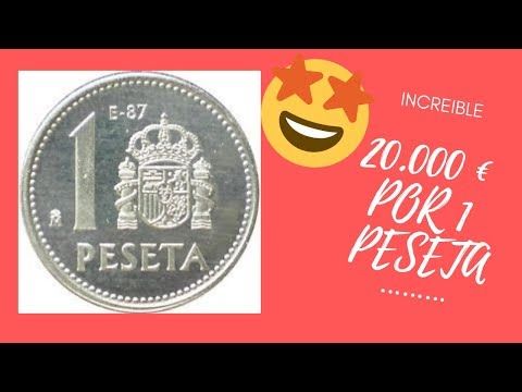 Consigue 20 000 Euros Por 1 Peseta Youtube Valor De Monedas Antiguas Monedas Viejas Monedas De Plata