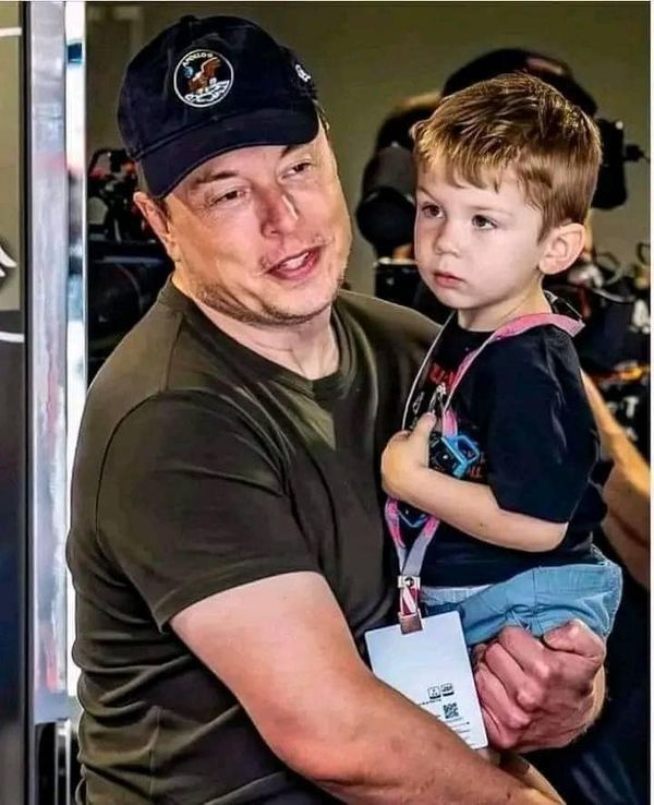 Elon Musk | I am so happy to have my little X in my life | Facebook