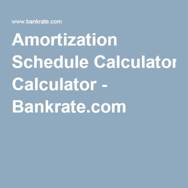 Amortization Schedule Calculator Amortization schedule, Mortgage Amortization Schedule Calculator Amortization schedule, Mortgage