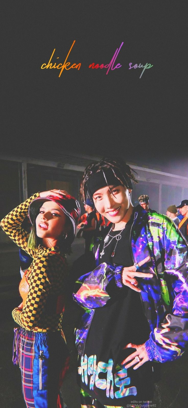 jhope Chicken Noodle Soup (feat. Becky G) MV Sketch Lockscreen // Wallpapers | J-hope wallpaper, Becky g, Hope wallpaper
