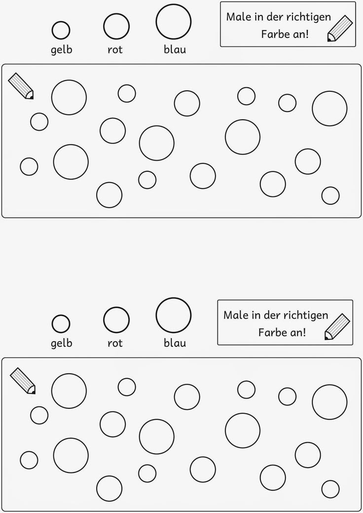 Größenvergleich von Formen