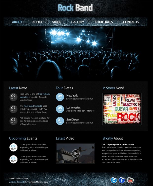 videos websites templates