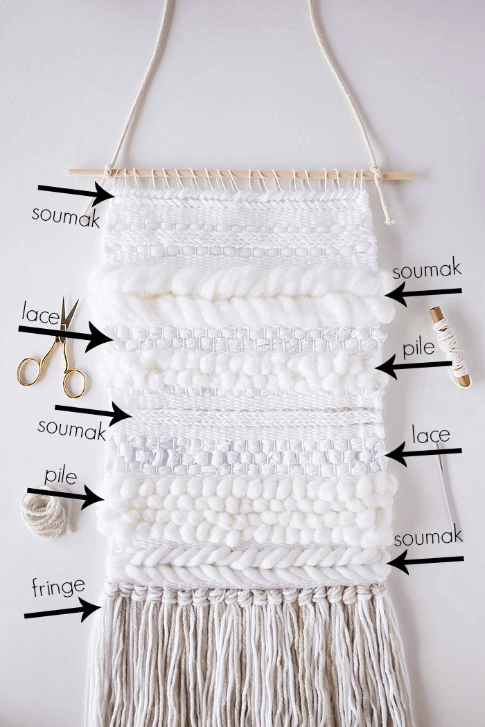 Weaving Wall Hanging diy weaving techniques: 5 simple ways to add texture | beautiful Weaving Wall Hanging diy weaving techniques: 5 simple ways to add texture | beautiful